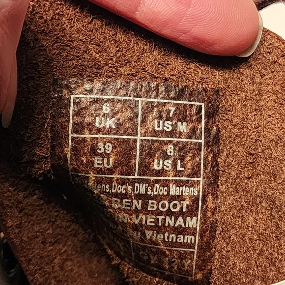 Dr. Martens 939 Ben Men's Boots In Gaucho Crazy Horse Size M7, W8- NWOT - Picture 13 of 15